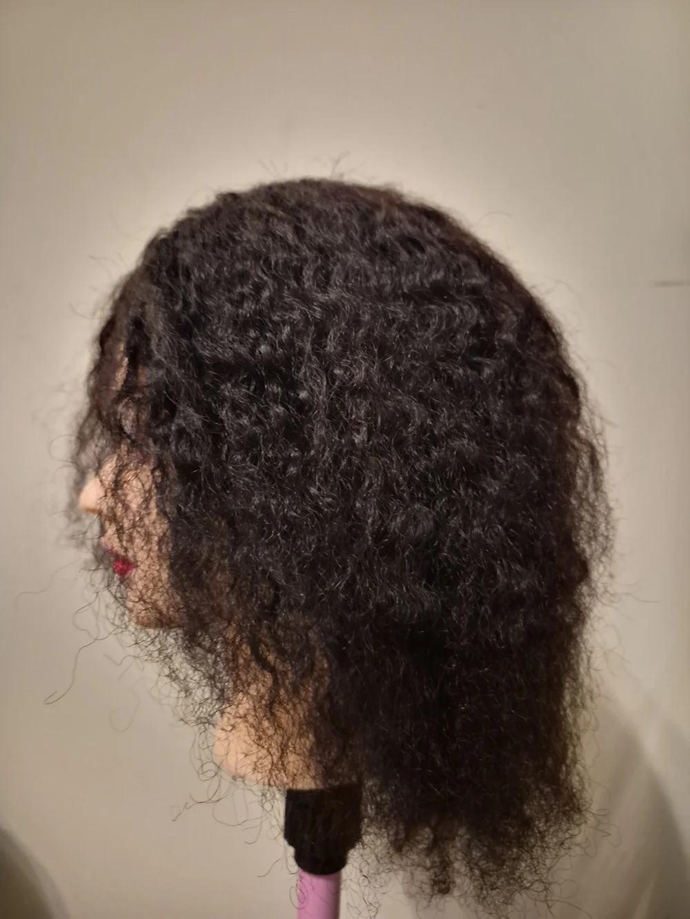 Kinky curly 100%human hair wig